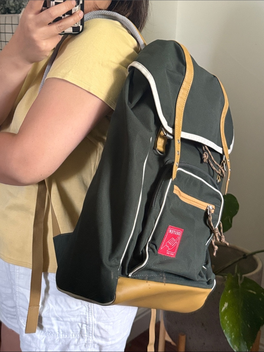 DUETER Innsbruck Back Pack. 22L Green Yellow - Picture 7 of 11
